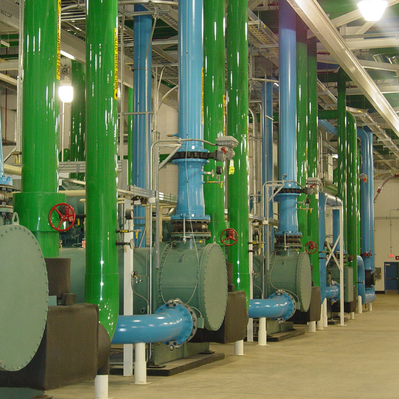 Pipe Insulation in a Mechanical Room